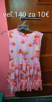 Spoločenské šaty veľ.140 - 2