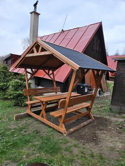 Drevený záhradný altán - 2