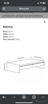 Stojan pod monitor ELLOVEN IKEA - 2