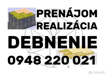 STENOVÉ A STROPNE DEBNENIE PERI A DOKA- PRENÁJOM DEBNENIA - - 2