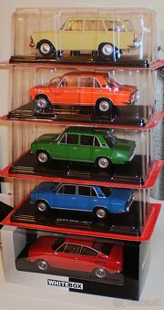 MOSKVIČ 427 , LADA 21011 , LADA 2103 , ŠKODA 110R , 1:24 , - 2