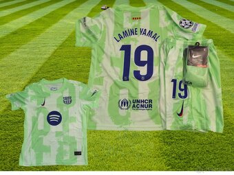 dres Lamine Yamal FC BARCELONA zelená edícia 115-125 - 2