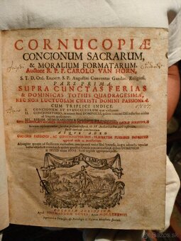 Stará vzácna kniha 1688 Kolín - 2