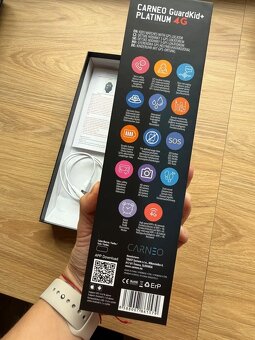 Hodinky pre deti Carneo guardkid 4G platinum - 2