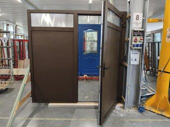 Nové hliníkové vchodové dvere + fix - 2