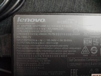 originálna nabíjačka pre ntb Lenovo, hranatá koncovka 90W - 2