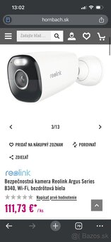 Bezpečnostná kamera Reolink Argus Series B340 - 2