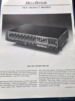 MESA BOOGIE STUDIO PREAMP - 2