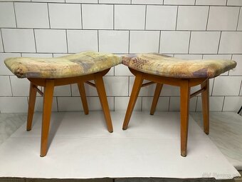 Retro taburetky 2 kusy - 2