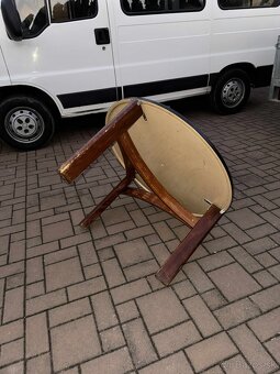 Retro stolík okrúhly - 2