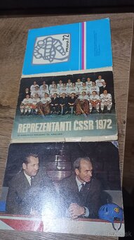 Pohľadnice repre hokej 1972 - 2