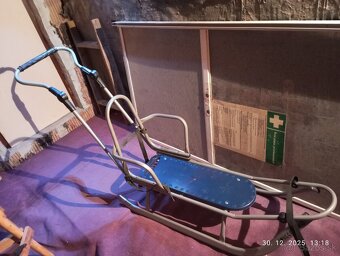 Kovové sane s fusakom - 2