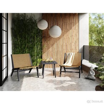 Balkónový/zahradný nábytok + obal - 2