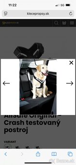 AllSafe Original - Crash testovaný postroj do auta - 2