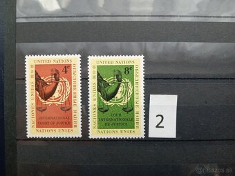 Poštové známky č.814 - 20 ks sérií OSN - NEW YORK - 2