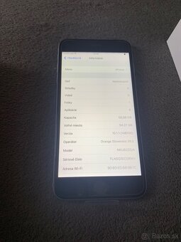 Predám iphone 6S Plus 64GB Čierny nový telefón kus - 2