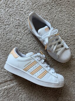 Adidas Superstar Cloud White Glow Orange - 2