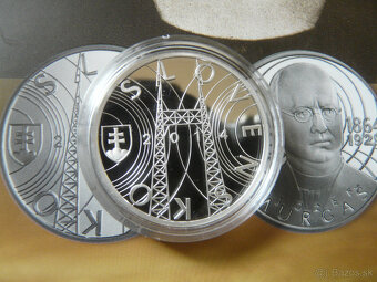 10€ 2014 Murgaš proof, 10€ 2017 Timrava proof - 2