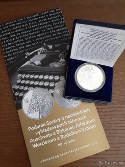 Predám Slovenské strieborné mince v prevedení proof - 2