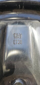 Plechové disky 16" pre opel renault kia Hyundai - 2