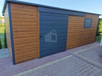 Záhradný domček s prístreškom - 2