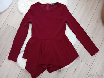 Dámsky burgundy top M - 2