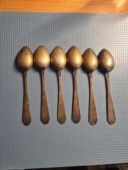 Strieborné lyžičky 6ks 875/1000 - 2