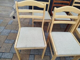 Jedálenské stoličky 7+1 predám. - 2