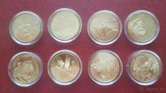 5€ Mince Fauna a Flóra - Slovensko, Kompletná Sada 🌿 - 2