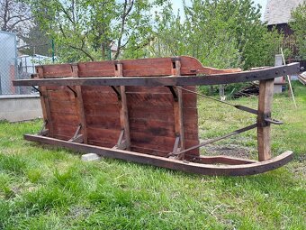 Starožitné konské sane / sánky - 2