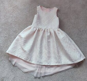 Elegantné šaty s bohatou sukňou zn. H&M, veľkosť 128, - 2