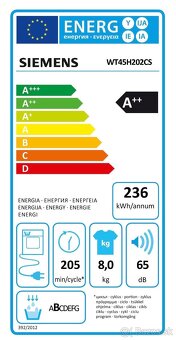 Predám sušičku SIEMENS WT45H202CS iQ300 - 2