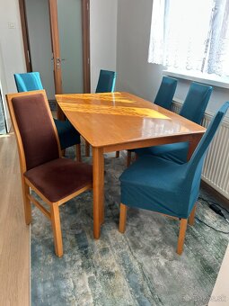 Stôl so 6 stoličkami - 2