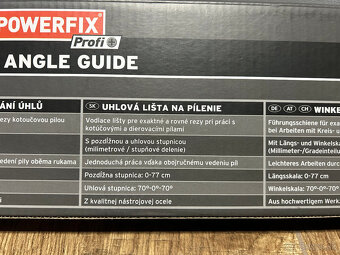 Uhlová lišta na pílenie - 2