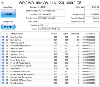 Externý disk WD / Intenso / Lacie / Toshiba / Verbatim 1TB - 2