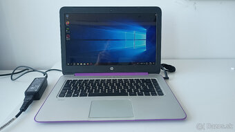 HP Stream 14-z010nc Natural Silver+Neon Purple - 2