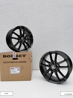 Nové Borbet Alu disky Skoda 7x17 ET40 5x112 R17 1220 - 2