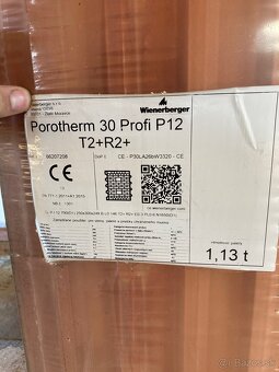 Tehly Porotherm 30 Profi P12 - 2