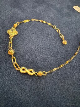 Dámsky zlatý náramok 14k - 2