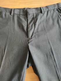 Tmavo hnedé , pánske nohavice - 2