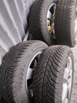 4ks alu disky orig. Škoda 5x100 R14 pneu 185/60 r146mm - 2