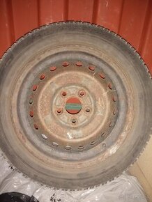 Pneumatiky 205/55R16 + plechové disky - 2