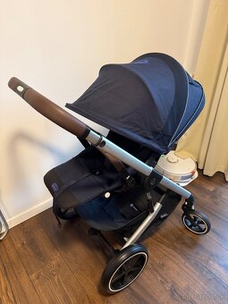 Cybex Balios S Lux+ Cot s Lux Set ocean blue 2023 2v1 - 2