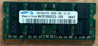 Ram DDR2 800/667/533/400 MHz SODIMM - 2