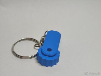 3D tlačený "klik-klak" prívesok - 2