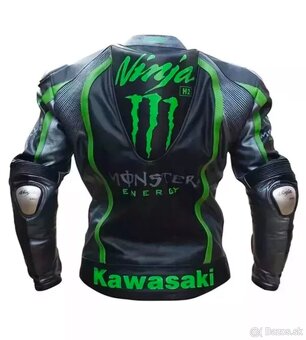 Moto Kožená Bunda Kawasaki Ninja Monster - 2