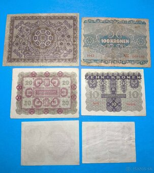 Bankovky RAKOUSKO - 1-1000 Kronen 1922 - 2