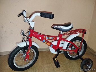 Bicykel 12 Dema funny červený. - 2
