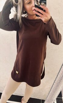 Damska jemnunka talianska tunika choco - 2