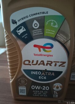 Motorový olej Quartz OW-20 - 2